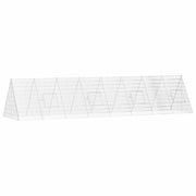 Kaninbur Silver 430 x 100 x 85 cm Galvaniserat stål