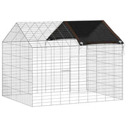 Kaninbur Silver 100 x 78 x 78 cm Galvaniserat Stål