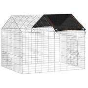 Kaninbur Silver 100 x 78 x 78 cm Galvaniserat Stål