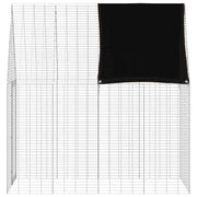 Kaninbur Silver 200 x 100 x 210 cm Galvaniserat stål