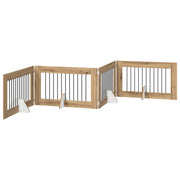 Fällbar hundgrind med stativ 4 st Artisan-ek 401 cm