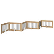 Fällbar hundgrind med stativ 6 st Artisan-ek 602 cm