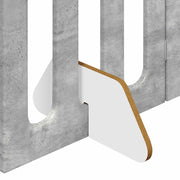 Fällbar husdjursgrind 2 st 100,5 x 38 x 90 cm