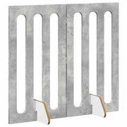 Fällbar husdjursgrind 2 st 100,5 x 38 x 90 cm