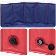 Hundpool Ø300 x 38 cm Tjock PVC Röd
