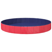 Hundpool Ø300 x 38 cm Tjock PVC Röd