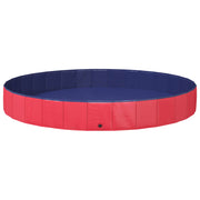 Hundpool Ø300 x 38 cm Tjock PVC Röd