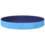 Hundpool Ø300 x 38 cm Tjock PVC Blå