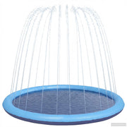 Sprutmatta för barn och hundar Ø150 x 10 cm PVC Blå