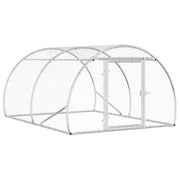 Hönsgård Silver 200 x 150 x 100 cm Galvaniserat stål