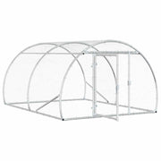 Hönsgård Silver 200 x 150 x 100 cm Galvaniserat stål