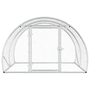 Hönsgård Silver 200 x 150 x 100 cm Galvaniserat stål