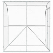 Hönsgård Silver 200 x 200 x 215 cm Galvaniserat stål