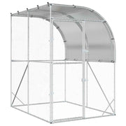 Hönsgård Silver 200 x 200 x 215 cm Galvaniserat stål