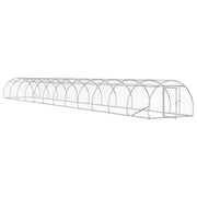 Hönsgård Silver 1200 x 150 x 100 cm Galvaniserat stål