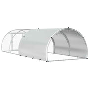 Hönsgård Silver 400 x 150 x 100 cm Galvaniserat stål