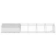 Hönsgård Silver 600 x 150 x 100 cm Galvaniserat stål