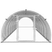 Hönsgård Silver 1000 x 150 x 100 cm Galvaniserat stål