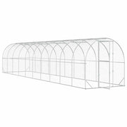 Hönsgård Silver 1000 x 200 x 200 cm Galvaniserat stål