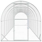 Hönsgård Silver 1000 x 200 x 200 cm Galvaniserat stål