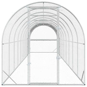 Hönsgård Silver 1000 x 200 x 200 cm Galvaniserat stål