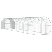 Hönsgård Silver 1200 x 200 x 200 cm Galvaniserat stål