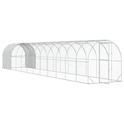 Hönsgård Silver 1200 x 200 x 200 cm Galvaniserat stål