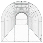Hönsgård Silver 1200 x 200 x 200 cm Galvaniserat stål