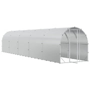 Hönsgård Silver 1000 x 200 x 200 cm Galvaniserat stål