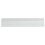 Hönsgård Silver 1000 x 200 x 200 cm Galvaniserat stål