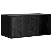 Kattbur Möbler Svart ek 100 x 49 x 45 cm Konstruerat trä