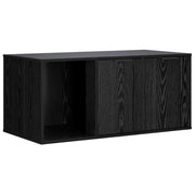 Kattbur Möbler Svart ek 100 x 49 x 45 cm Konstruerat trä