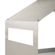 Hängande fågelmatare Rostfritt stål Silver 30 x 23 x 23 cm