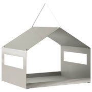 Hängande fågelmatare Rostfritt stål Silver 30 x 23 x 23 cm